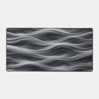 Black Wave Desk Mat