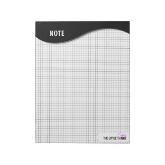 Black Wave "Enjoy Little Things" Grid Dot Notes