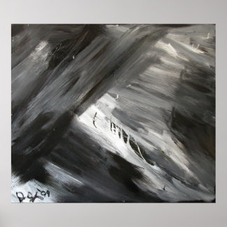 BLACK WAVES POSTER