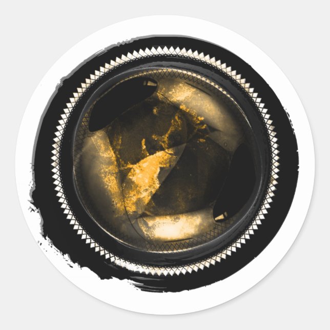 Black Wax Mystic Gold Topaz Opal Crest Seal (Front)
