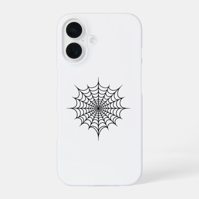 Black Web iPhone Case (Back)