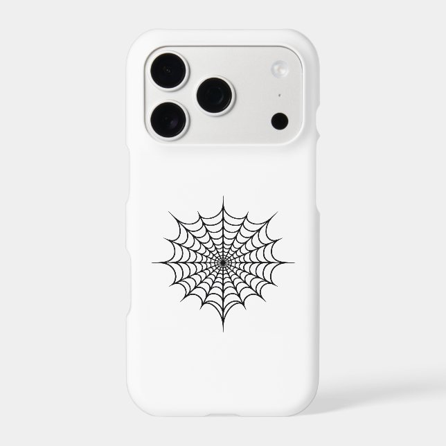 Black Web iPhone Case (Back)