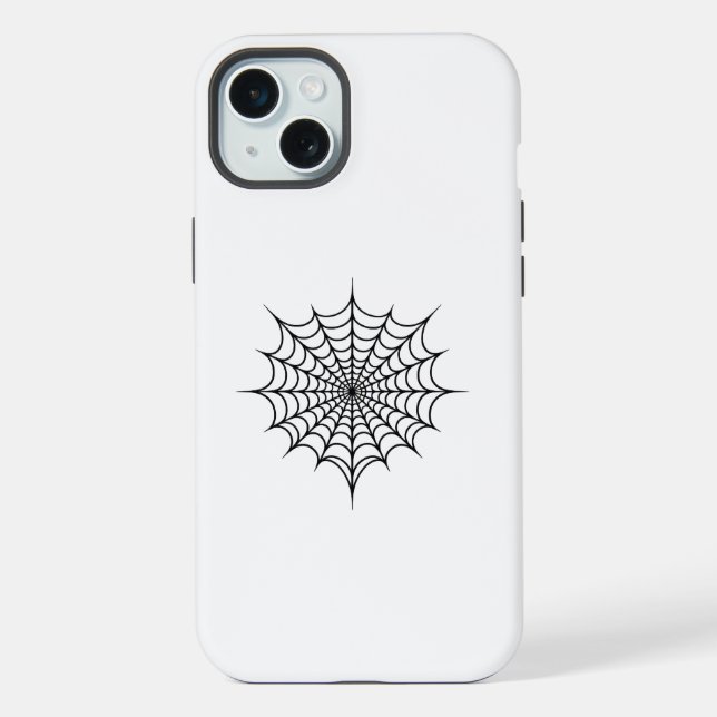 Black Web iPhone Case (Back)