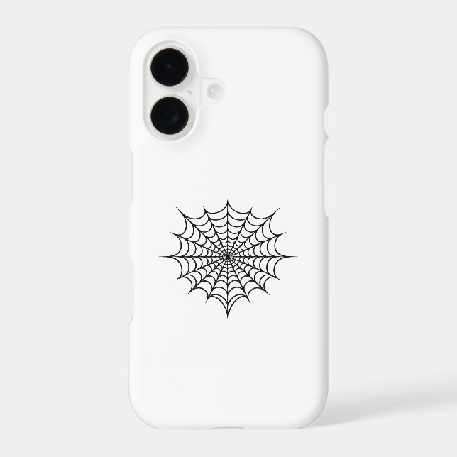 Black Web iPhone Case (Back)