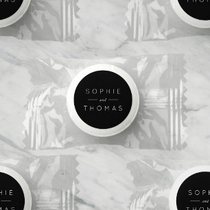 Black Wedding Candy Favors