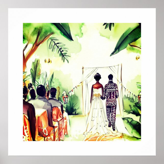 Black Wedding Poster (Front)