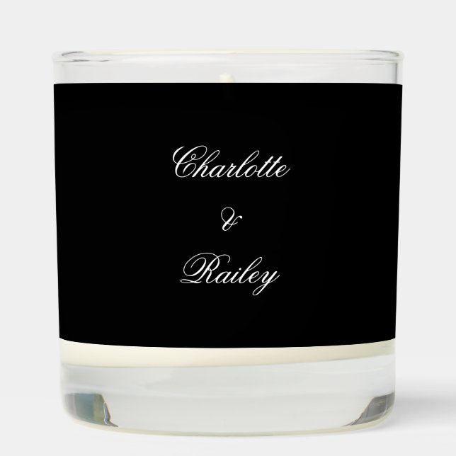 Black Wedding Scented Candle (Right)