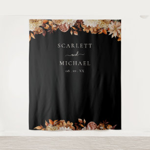 Black Wedding Tapestry