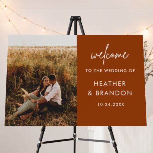 Black Welcome To The Wedding Of Wedding Photo Foam Foam Board