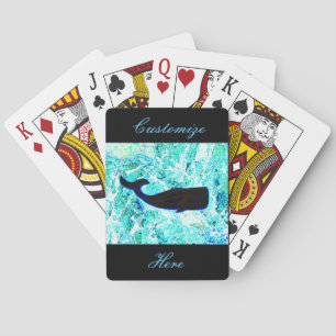 black whale blue Thunder_Cove Poker Cards