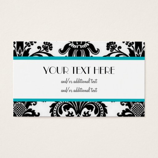 Customizable Black &amp; White Business Card