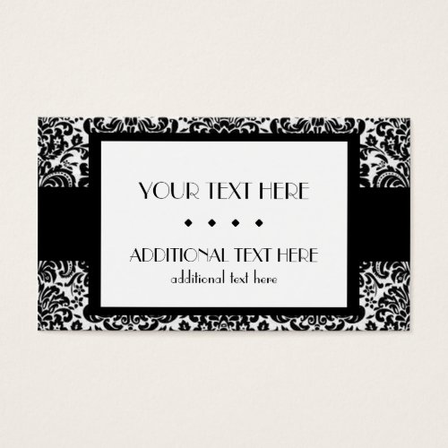 Black &amp; White Business Cards
