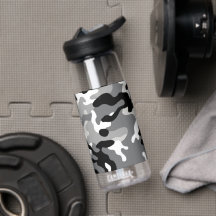 Black & White #2 Camo Camelbak Water Bottle
