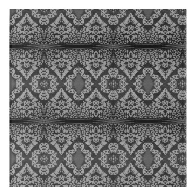 Black & White Abstract Acrylic Print (Front)