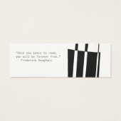 Black & White Abstract Expressionism Quotation (Back)
