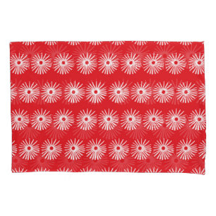 Black white, abstract floral texture. pillow case