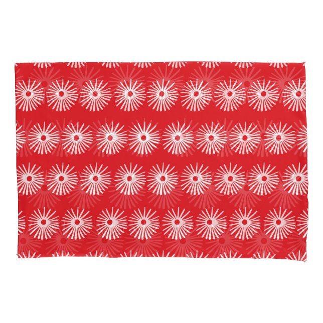 Black white, abstract floral texture. pillow case (Front)