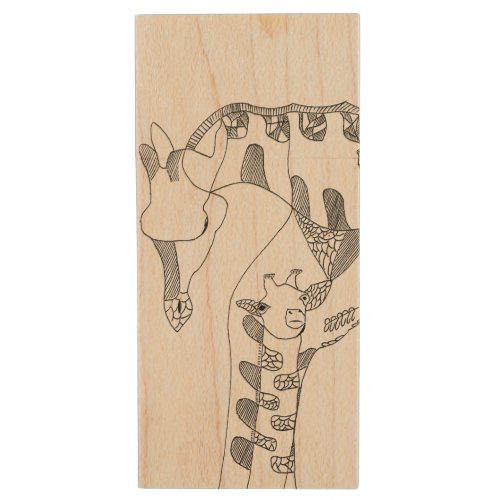 Black & white abstract stick  tapestries wood wall