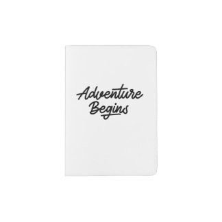 Black & White Adventure Begins | Passport Holder