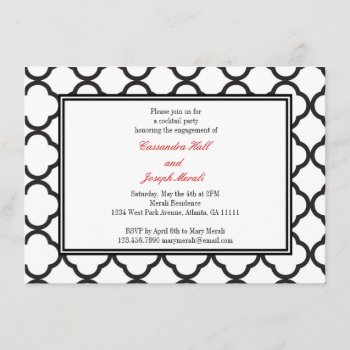 Black & White Affair Invitation by cami7669 at Zazzle