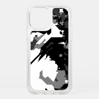 black white and gray speck iPhone 12 pro case