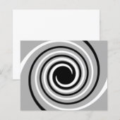 Black, White and Gray Twist Design. (Front/Back)