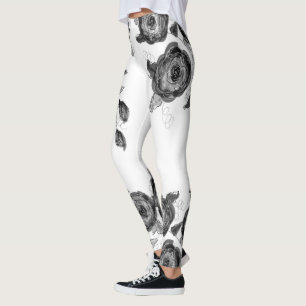 Black White And Grays Leggings