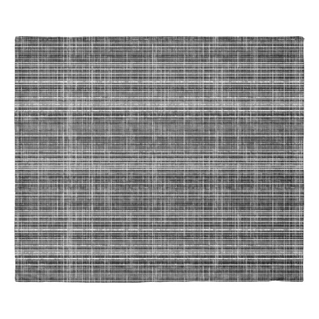 Black, White, and Grey Check 2 Pattern Duvet Cover (Front)