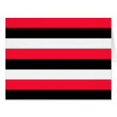 Black, white and red stripes (Front Horizontal)