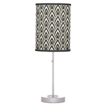 Black & White Art Deco Lamp