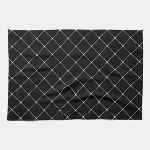 Black & White Art Pattern Towel