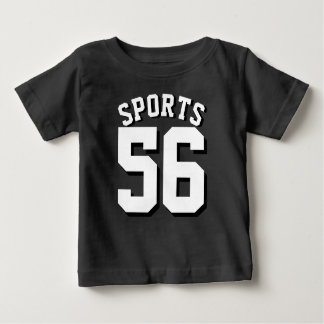 Black & White Baby | Sports Jersey Design Baby T-Shirt