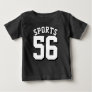 Black & White Baby | Sports Jersey Design Baby T-Shirt