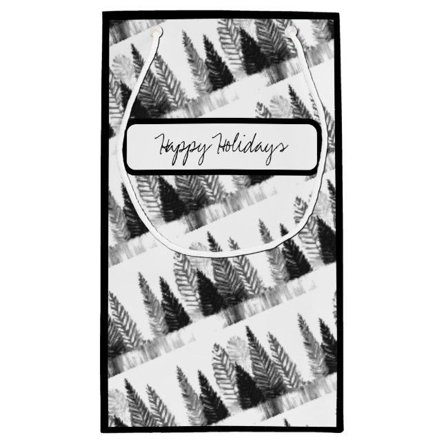 Black & White Bag Gift Bag (Back)