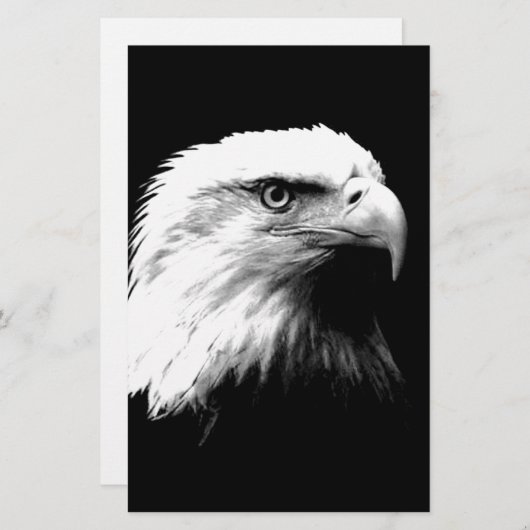 Black & White Bald Eagle (Front/Back)