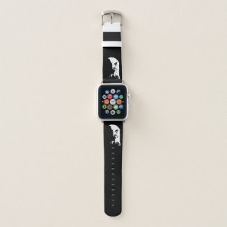 Black & White Bald Eagle Apple Watch Band