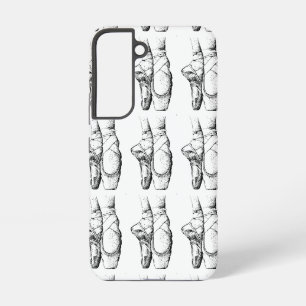 Black & White Ballet Shoes Samsung Galaxy S22 Case