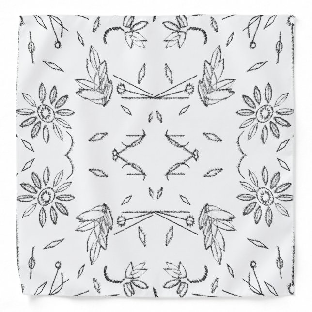 Black & White Bandana (Front)