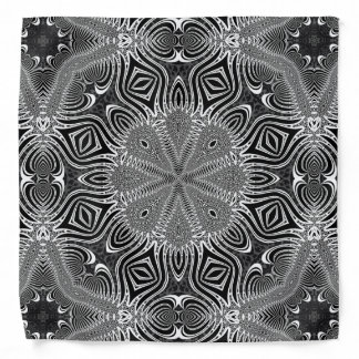 Black+White Bandana Tribalistic Pattern #4
