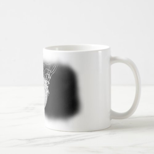 Black  White Basketball Art Coffee Mug