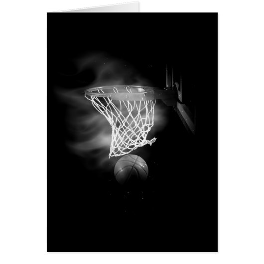 Black & White Basketball Cards (Front)