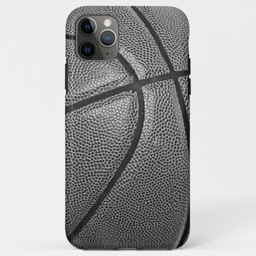 Black  White Basketball iPhone 11 Pro Max Case