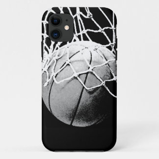 Black & White Basketball iPhone 11 Case