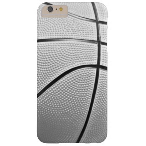 Black  White Basketball Barely There iPhone 6 Plus Case