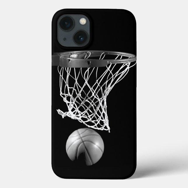 Black & White Basketball iPhone 6 Case (Back)