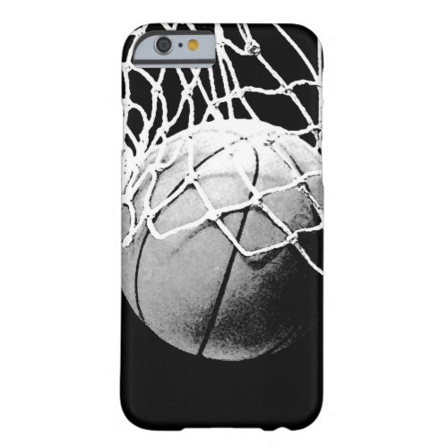 Black  White Basketball iPhone 6 Case