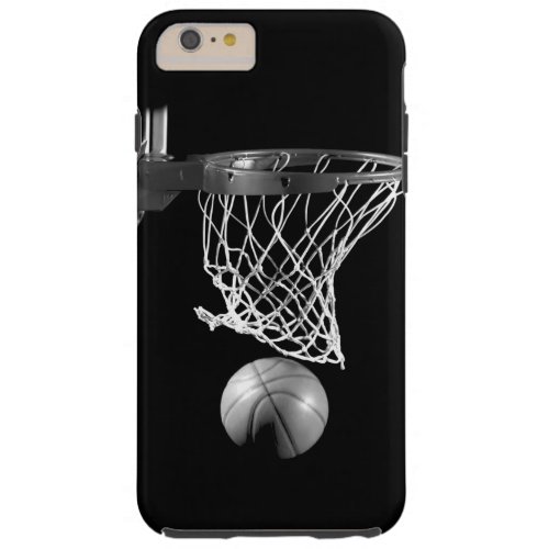 Black  White Basketball iPhone 6 Plus Case