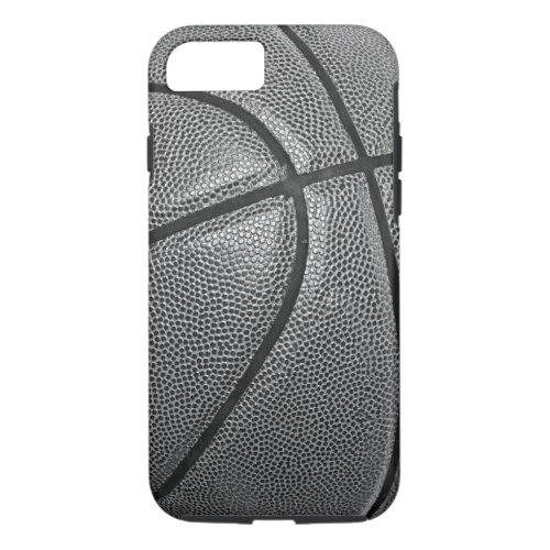 Black  White Basketball iPhone 7 Case
