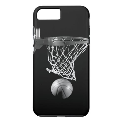 Black  White Basketball iPhone 7 Plus Case