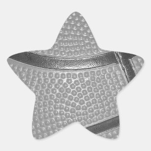 Black & White Basketball Star Sticker
